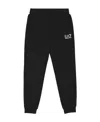 Ea7 Logo Printed Two-piece Sports Suit In Black