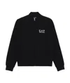 Ea7 Logo Printed Two-piece Sports Suit In Black