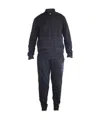 Ea7 Logo Printing Two-piece Set In Black