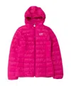 EA7 LOGO QUILTED DOWN JACKET