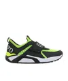 Ea7 Logo Round-headed Casual Sports Shoes In Black