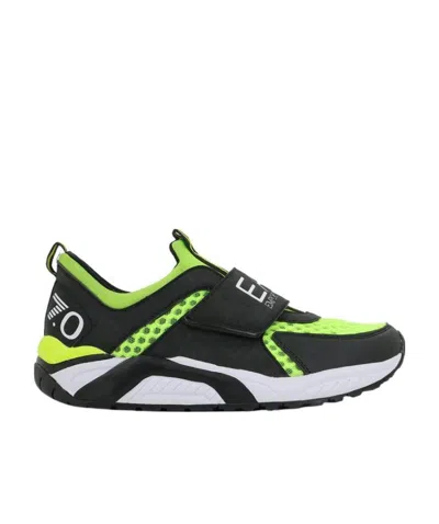 EA7 LOGO ROUND-HEAD CASUAL SNEAKERS