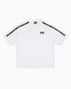 Ea7 Emporio Armani Boys Logo T-shirt In White