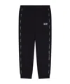 Ea7 Logo Track Pants In Blue