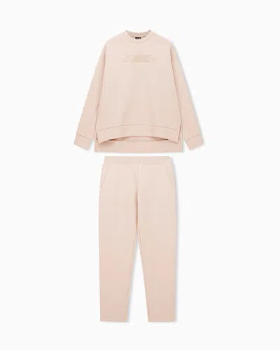 Ea7 Logo Series Cotton Interlock Tracksuit