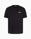 Ea7 Logo Series Cotton-jersey Crew-neck T-shirt In Black