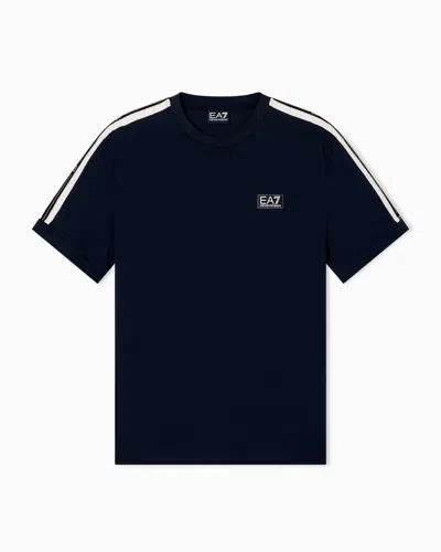 Ea7 Logo Series Cotton-jersey T-shirt