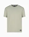 Ea7 Logo Series Cotton-jersey T-shirt In Multi