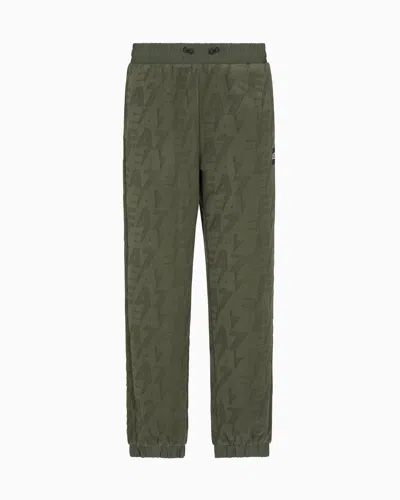 Ea7 Logo Series Polar Fleece Joggers