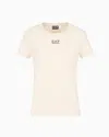 Ea7 Regular Fit T-shirts In Beige