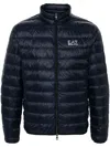 Ea7 Logo Short Down Jacket