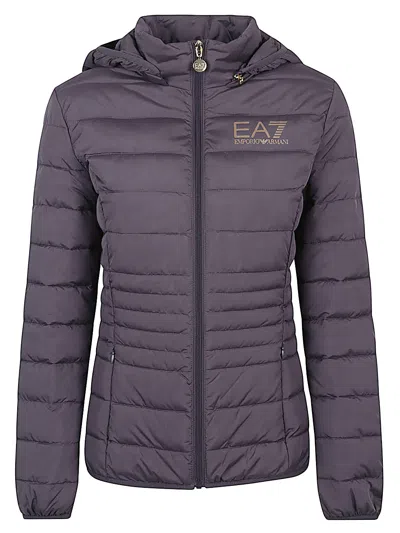 EA7 LOGO SHORT DOWN JACKET