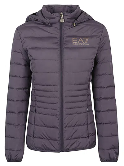 EA7 LOGO SHORT DOWN JACKET
