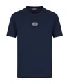 Ea7 Logo Short Sleeved T-shirt In Black