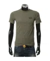 Ea7 Pima Cotton Core Identity T-shirt In Green