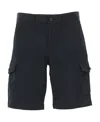 Ea7 Logo Shorts In Black