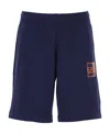 Ea7 Logo Shorts In Black