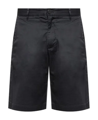 Ea7 Logo Shorts In Black