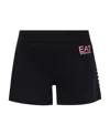 Ea7 Logo Shorts In Black