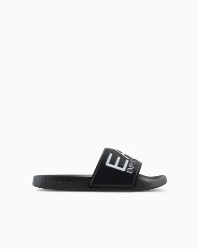 Ea7 Logo Slides In Black