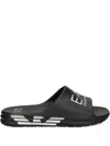Ea7 Logo Slides In Black