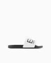 Ea7 Logo Slides In White