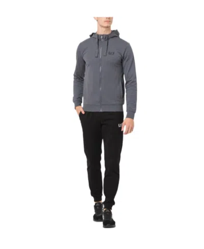 Ea7 Logo Sports Set In Black