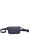 Ea7 Logo-stamp Mini Bag In Blue