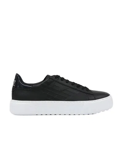 EA7 LOGO LACING CASUAL SNEAKERS