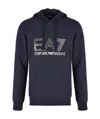 Ea7 Logo Sweater In Black