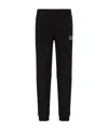 Ea7 Logo Sweatpants In Black