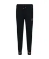 Ea7 Logo Sweatpants In Black