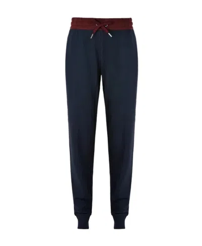 Ea7 Logo Sweatpants In Black