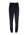 Ea7 Logo Sweatpants In Black