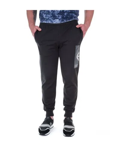Ea7 Logo Sweatpants In Black