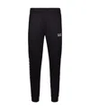 Ea7 Black Logo Two-piece Sports Suit In Black