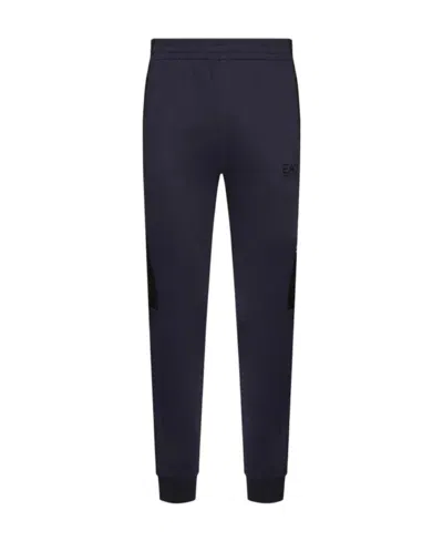 Ea7 Logo Sweatpants In Black