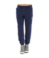 Ea7 Logo Sweatpants In Blue