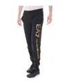 Ea7 Elastic Waist Casual Pants In Green