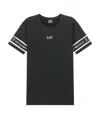 Ea7 Logo T-shirt In Black