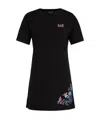 Ea7 Logo T-shirt In Black