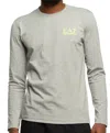 Ea7 Logo T-shirt In Gray