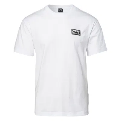 Ea7 Logo T-shirt In White