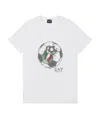 Ea7 Logo T-shirt With Round Neck In White