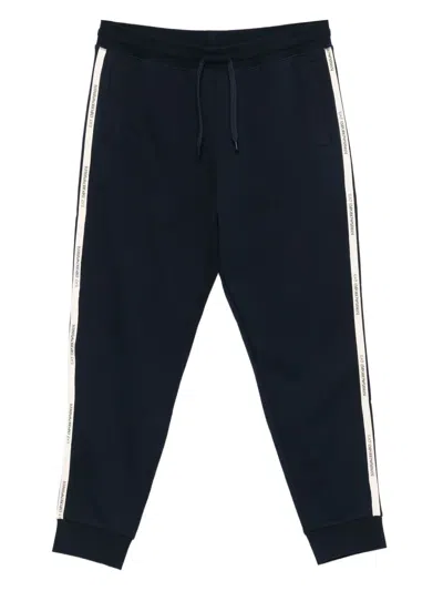 EA7 LOGO-TAPE TRACK PANTS