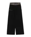 Ea7 Logo-waistband Track Pants In Black
