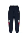 Ea7 Logo Track Pants In Blue