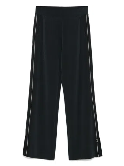 Ea7 Logo Trackpants In Black
