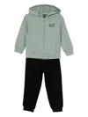 Ea7 Logo Tracksuit In Green