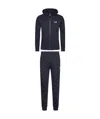 Ea7 Logo-print Track Jacket In Black